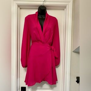 NWT - Premier Amour, V neck/Wrap Dress (Size 8)